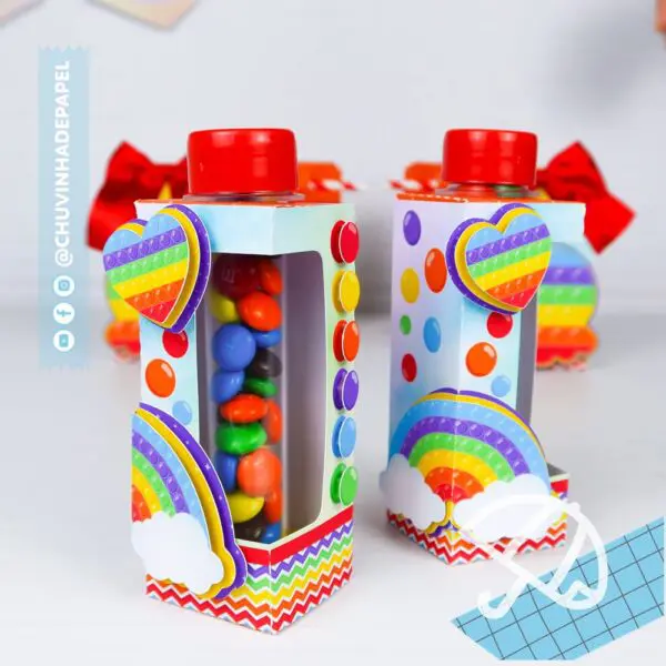 Kit bolinho rainbow ruby  Compre Produtos Personalizados no Elo7