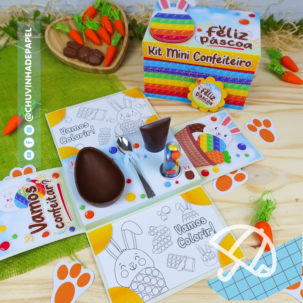 kit Mini confeiteiro é uma ótima opção para festa de aniversário, dive