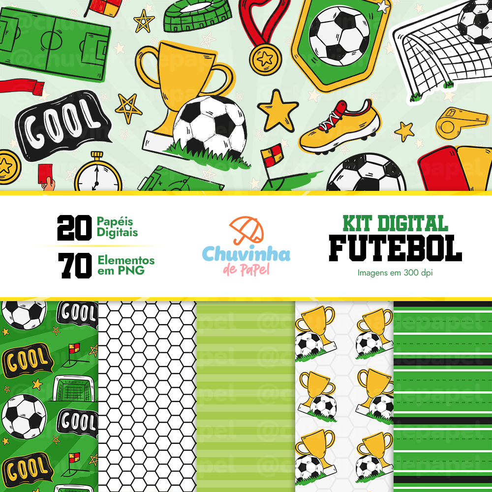 KIT DIGITAL FUTEBOL GRÁTIS - Arte Digital Grátis