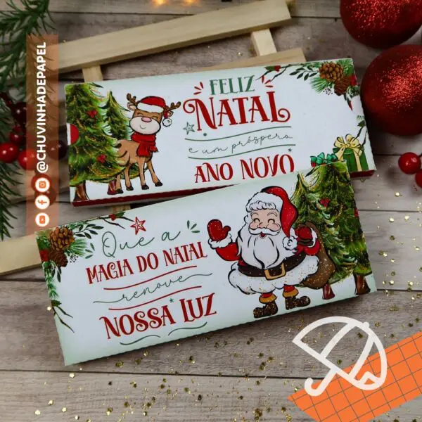 Rótulo Personalizado Para Bis - Feliz Natal