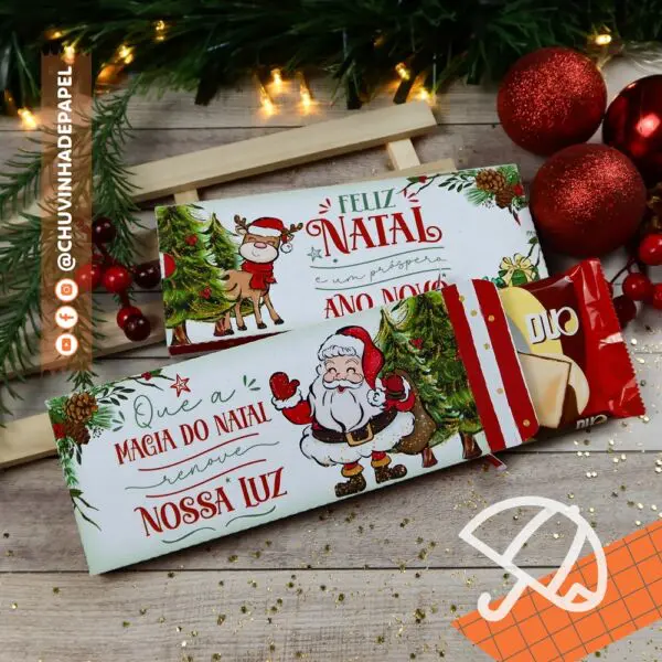 Card para 6 Bis - Natal 2023 - Chuvinha de Papel