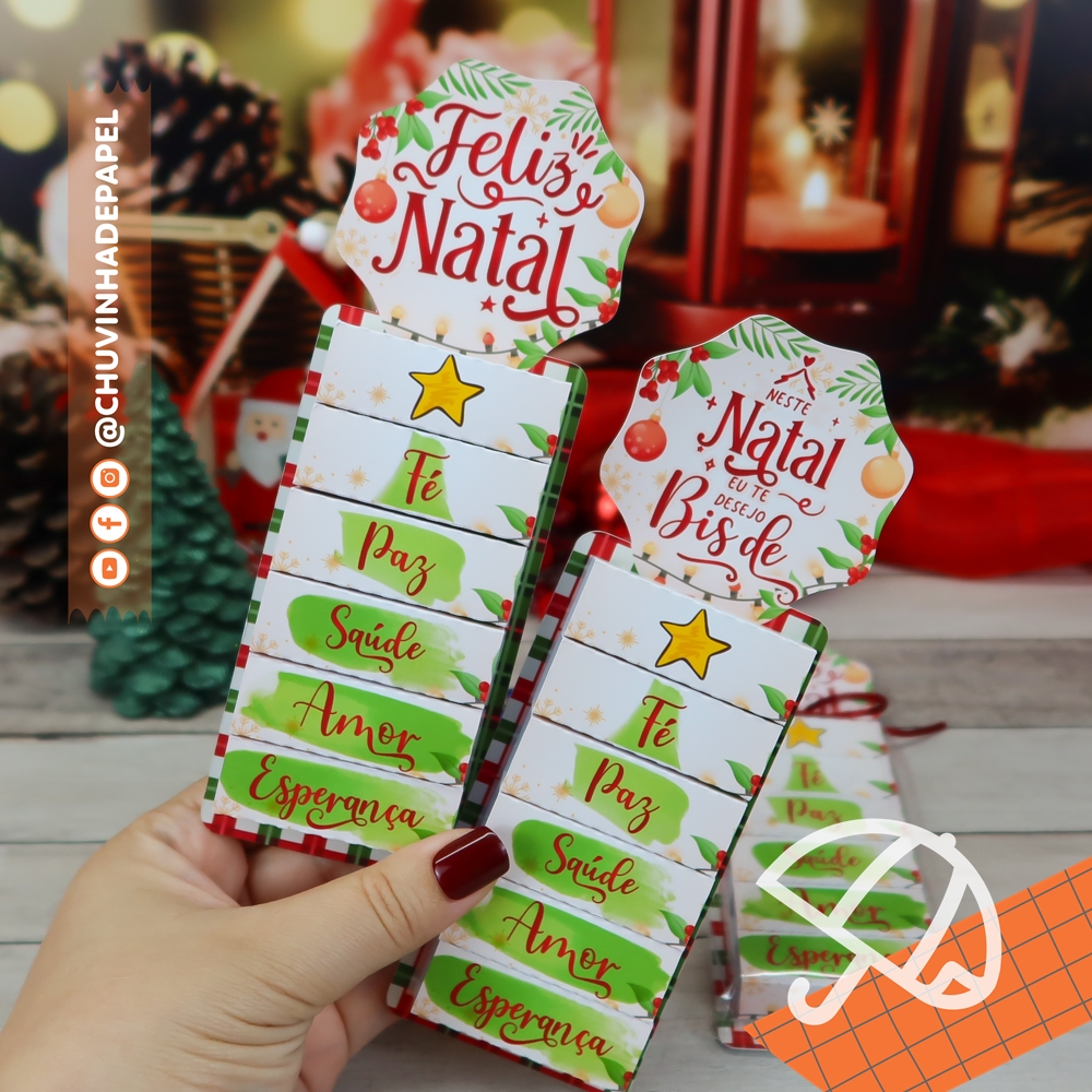 Card para 6 Bis - Natal 2023 - Chuvinha de Papel