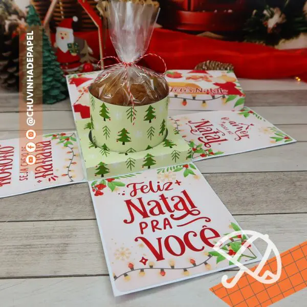 Card para 6 Bis - Natal 2023 - Chuvinha de Papel