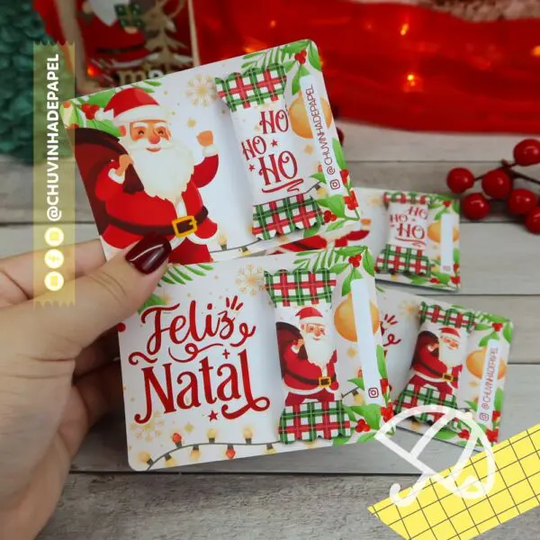 Card para 6 Bis - Natal 2023 - Chuvinha de Papel