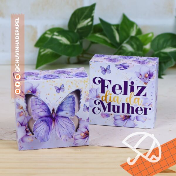 Caixa p/ 1 Sabonete - Dia da Mulher 2025