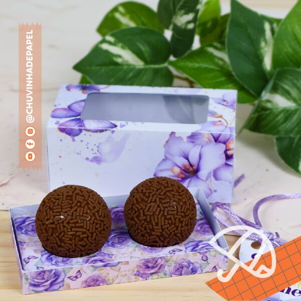 Caixa p/ 2 doces - Dia da Mulher 2025