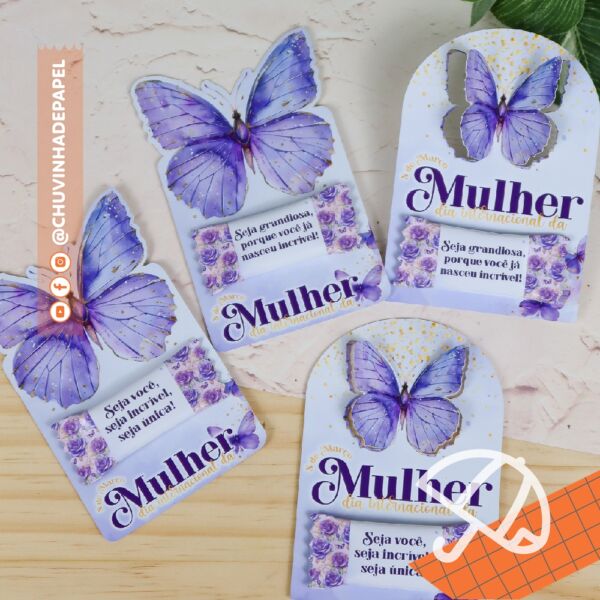 Card e Balinha - Dia da Mulher 2025