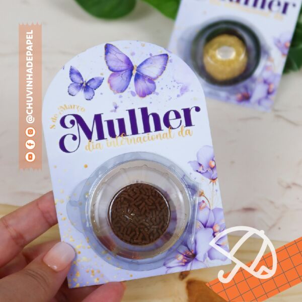 Card para Blister - Dia da Mulher 2025