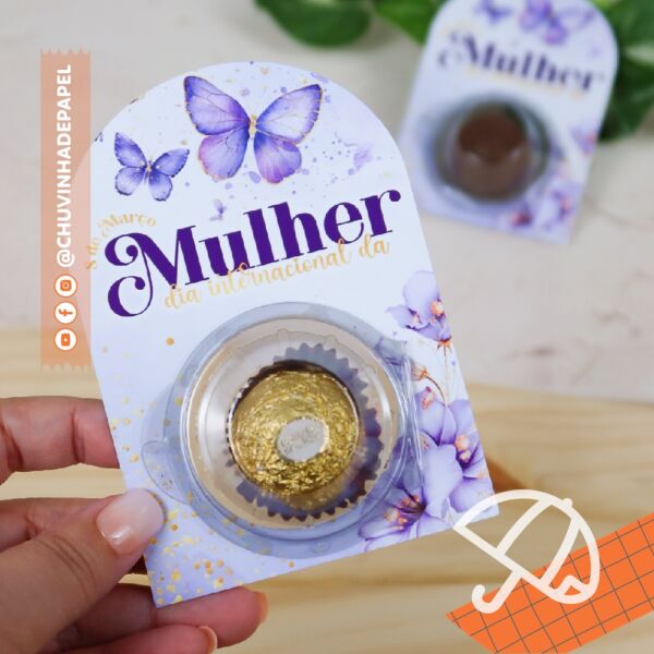 Card para Blister - Dia da Mulher 2025