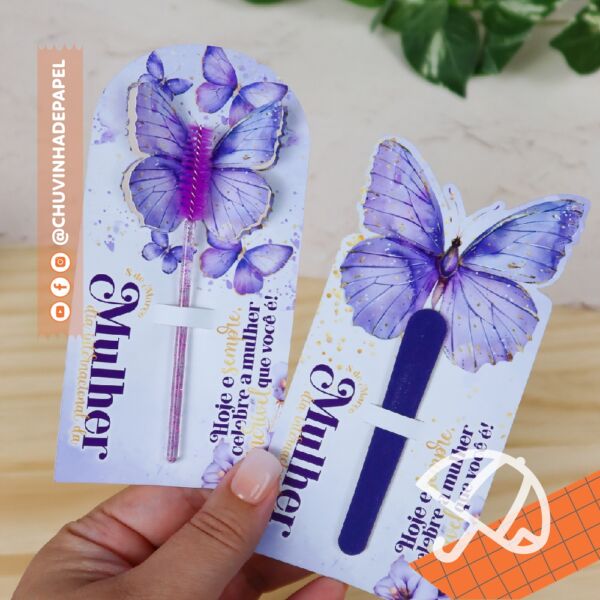 Card p/ Escovinha ou Lixa - Dia da Mulher 2025