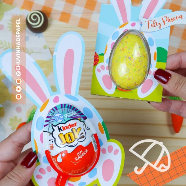 Cards para Blister Páscoa - Ovo 50g