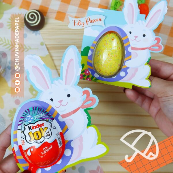 Cards para Blister Páscoa - Ovo 50g