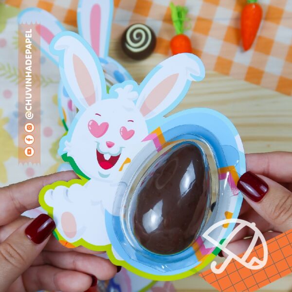 Cards para Blister Páscoa - Ovo 50g