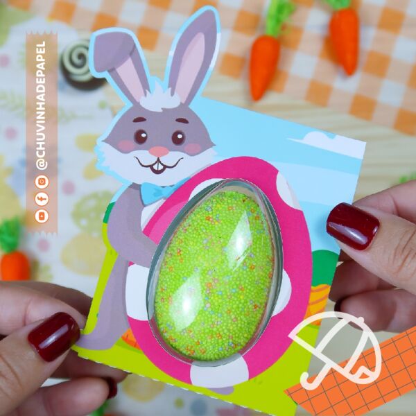 Cards para Blister Páscoa - Ovo 50g