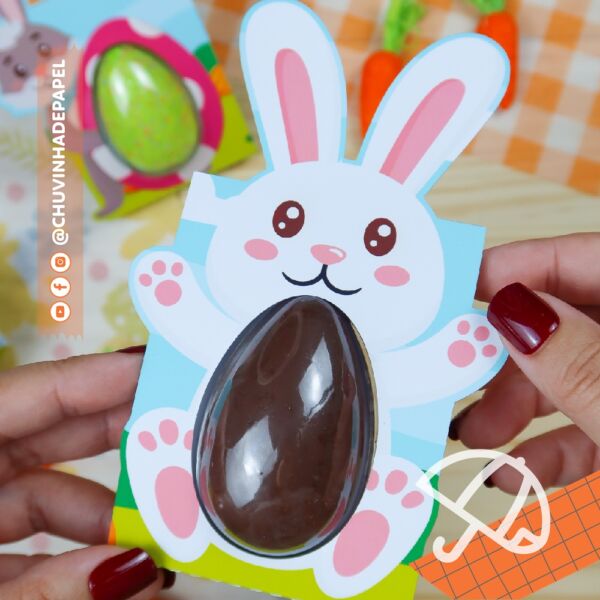 Cards para Blister Páscoa - Ovo 50g
