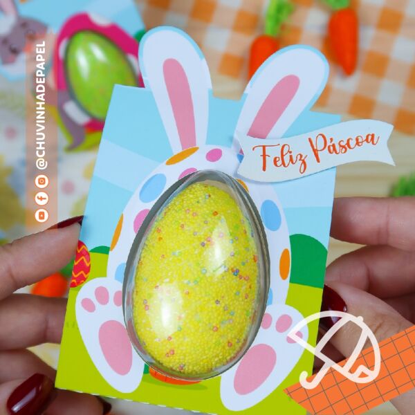 Cards para Blister Páscoa - Ovo 50g