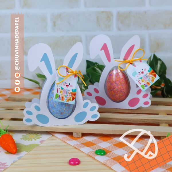 Card para Ovinho de 50g - Páscoa Infantil
