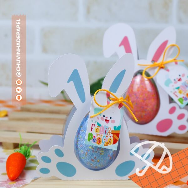 Card para Ovinho de 50g - Páscoa Infantil